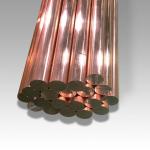 C38000 C3604 C1100 99.99% Malleable Copper Round Bar 5.0mm-500mm 1/2Hard