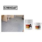 Decorative Clear Polyaspartic Floor Coating Excellent Adhesion Full Broadcast