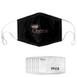 Recyclable Letter Printed Decorative Cloth Face Mask