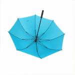 Custom Automatic Golf Umbrella , Blue Pongee Fabric Storm Proof Golf Umbrella