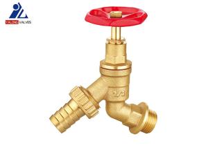 Quality Outdoor Brass Stopcock Valve Garden Hose Union Bibcock wholesale
