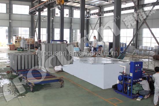 2024 15 Tons Brine System Block Ice Machine for Restaurant Ice Storage Capacity Needs
