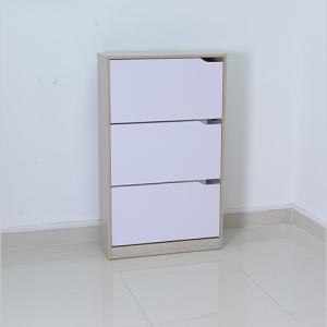 Quality Melamine MDF Mirrored Shoe Cabinet wholesale