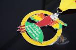 Marathon Sports Running Award Medals Bird Design With Cut Out / Soft Enamel