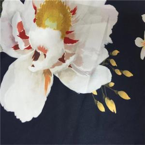Quality 100% Polyester Fashion Print Fabric 75dx95d Yarn Count Light Sph Satin wholesale