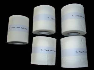 Quality Hotel / Restaurant Bath triple ply toilet paper Standard Roll with Core14gsm wholesale
