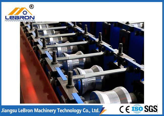 PLC Control Door Frame Roll Forming Machine , Smooth Door Frame Making Machine