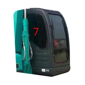 Quality KOBELCO Excavator Cabin Digger Glass Replacement Windshield Big Tempered Glass wholesale