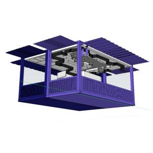 Quality Thermal Insulation Wall Container 20 Feet Custom Restaurant Outdoor Terrace wholesale