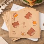 Embossing Recycled Greaseproof Food Wrap Paper Customized