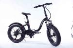 20 Inch Electric Folding Fat Bike 350w 36v Battery Waterproof In Rain