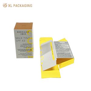 Quality Custom Retail Skin Care Box Packaging Folding Cosmetic Paper Card Box Lipsticks Cosmetic Jars Paper Box wholesale