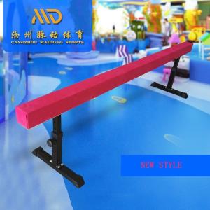Quality EPE Gymnastics Training Equipments Adjustable Balance Beam with Customized Color wholesale
