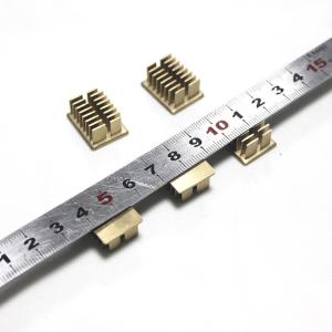 Quality Plating Gold Cold Forged Heat Sink For CNC Machine ISO9001 Anti Rust 11x7cm wholesale