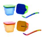 BPA Free Airtight Plastic Baby Food Storage Freezer Containers