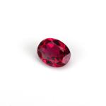 8*12mm Coloured moissanite Oval Blood Red Crystal Glass Moissanite for
