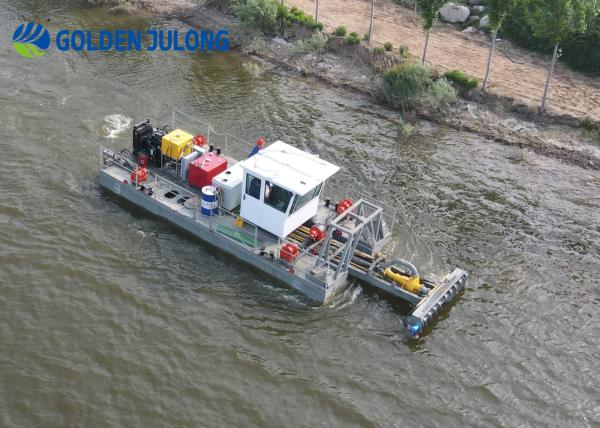 Auger Head Julong Dredger Easy To Operation Auger Suction Dredger Hydraulic