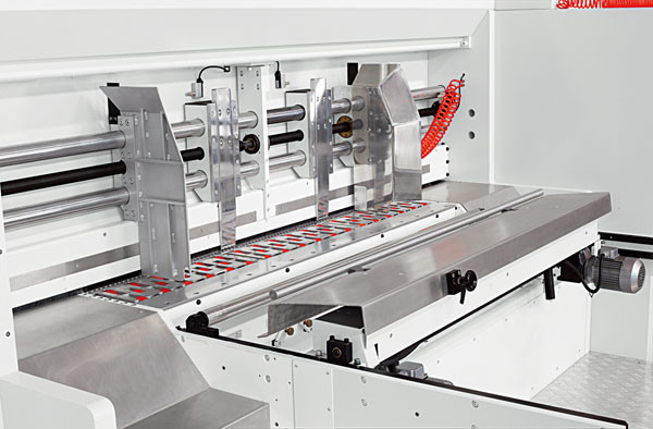 PLC Flexo Printer Slotter , Rotary Printing Slotting And Die Cutting Machine