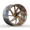 Buy cheap 5-112 Forged Aluminum Alloy Wheels Polishing Hub Chrome Customized For Modified from wholesalers