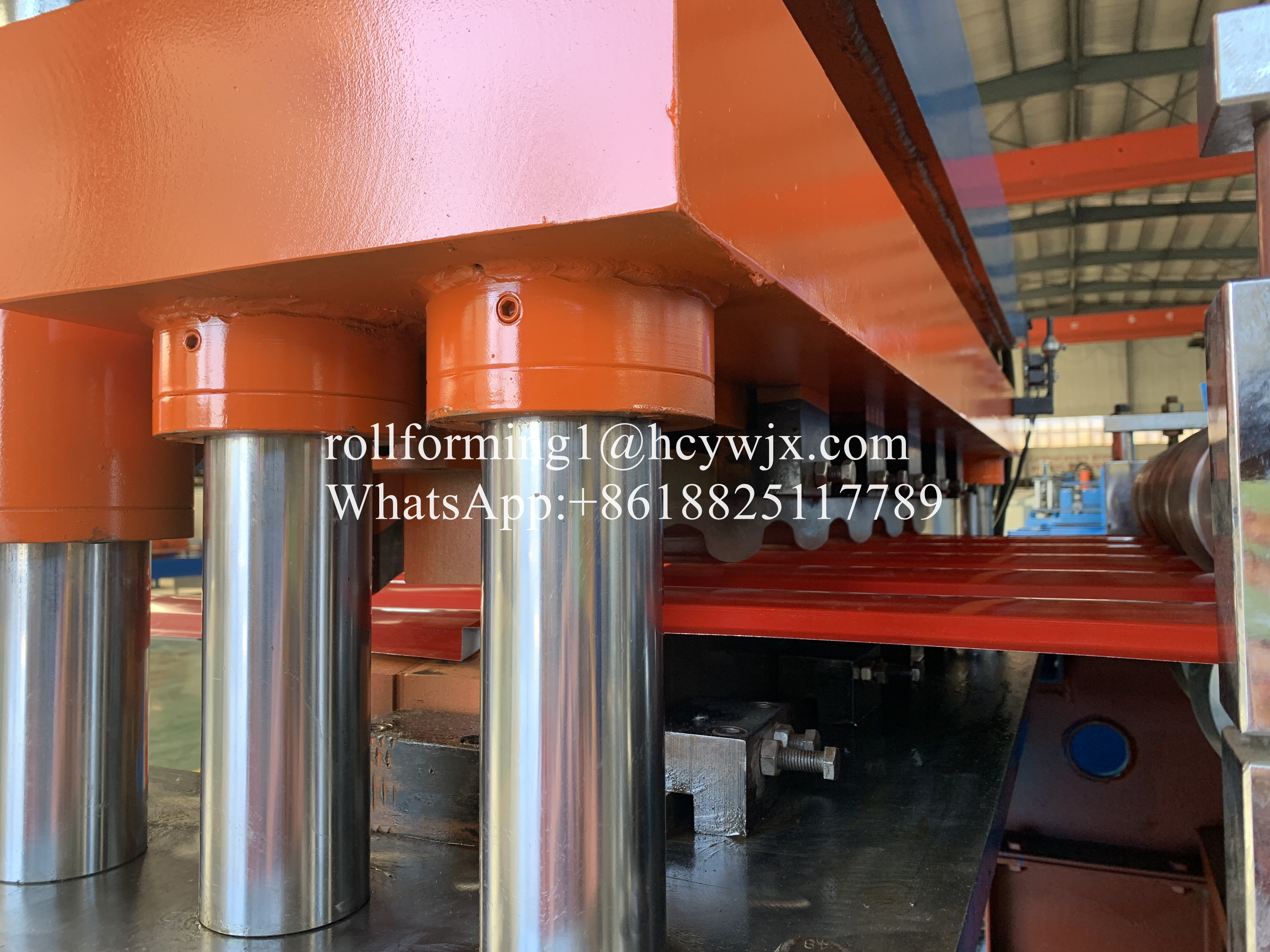 Hydraulic 2m/Min Glazed Tile Roll Forming Machine