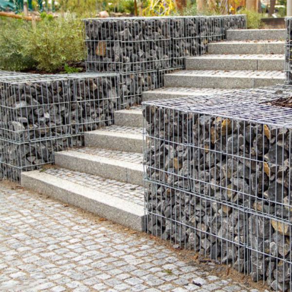 Heavy Duty Welded Gabion Baskets ISO CE Certified Landscape Mesh For Retaining