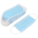 Black Grey Non Woven Disposable Mask Medical Mask Use Blue And White