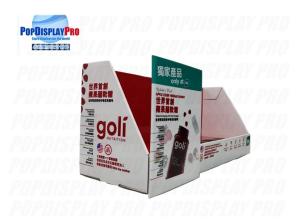 Quality Store Advertising Retail Shipper Display 4C Printed End Cap Shelving wholesale