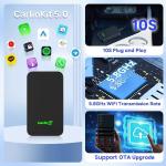 U2W Car Carplay Wired To Wireless Adapter Portable Multimedia Wireless Car Play