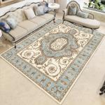 Retro Style Light Luxury Polyester Fiber Living Room Floor Carpet Special Style