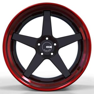 Quality 19 Inch 3 Piece Forged Rims ET25 Three Piece Racing Wheels wholesale