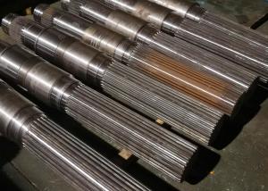 Quality Forged 42CrMo Steel Spline Gear Shaft Spline Hobbing Main Drive Shaft wholesale