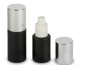 Quality Light Proof Glass Skincare Lotion Bottle 30ml Serum Pump Bottles wholesale