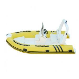 Quality New Design High Quality PVC Rigid Hull Inflatable Fishing Dinghy boat with Outboard Motor wholesale