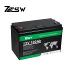Solar MSDS 100ah Lithium Ion Lifepo4 Car Battery Black