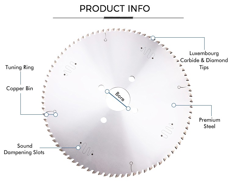 Multipurpose Diamond Cut Circular Saw Blade Multiscene Thickened