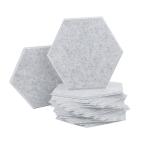 Self Adhesive Sound Absorbing Hexagon Acoustic Wall Panels Polyester Acoustic