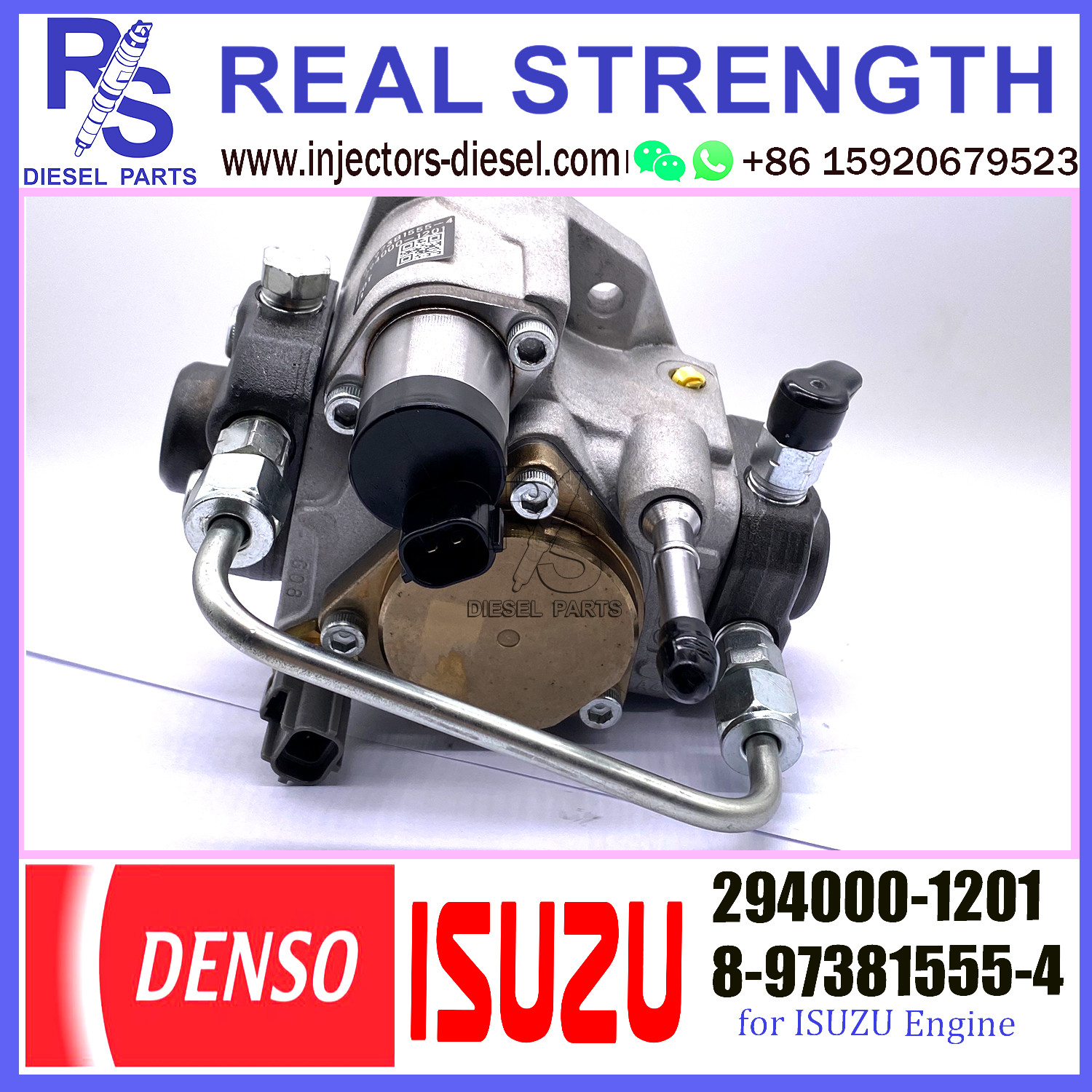 4JJ1 HP3 Diesel Fuel Injection Pump 294000-1201 8-97381555-4 For ISUZU engine DENSO 294000-1201