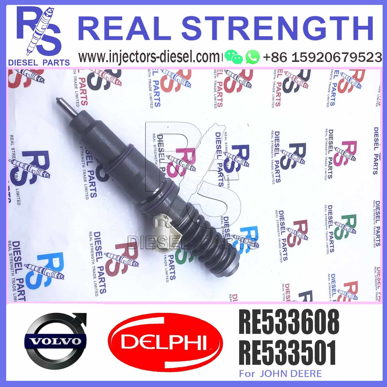 High quality common rail fuel injector SE501959 RE533608 RE533501 BEBE4C12101 with stock available and fast delivery