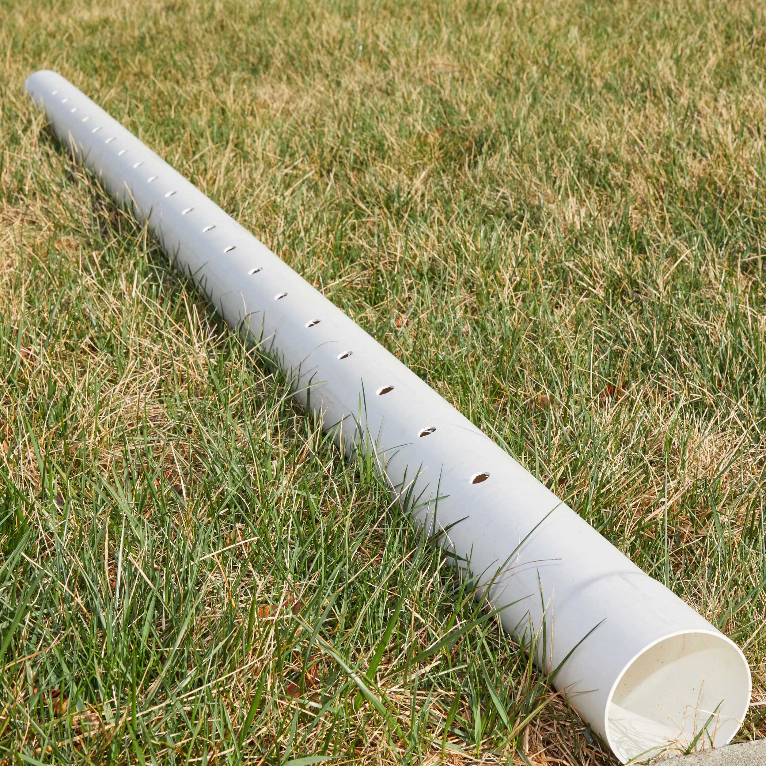 4-Inch PVC Drainage Perforated Pipes for Effective Water Drainage and Improved System