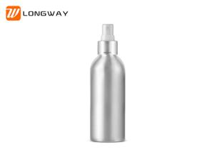 Quality Matte Silver Aluminum Empty Fine Mist Spray Bottles Refillable Anti Fall 30ml - 250ml wholesale