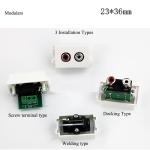 VGA RJ45 Audio Multimedia Combination Pop Up Brass Floor Sockets Ground Outlet