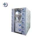 Three Personal Air Shower Room Stainless Steel 304 With Single Leaf Swing Doors