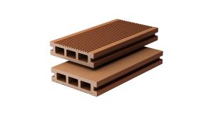 Quality 100 X 25 Hollow Plastic Decking Boards WPC Wood Plastic Composite Flooring wholesale
