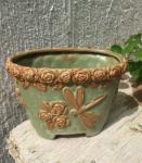 Succulent Creative Rose and Dragonfly Plant Flowerpots