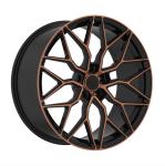 18 inches black Brown polish 5 * 112 aluminum alloy forged car wheels