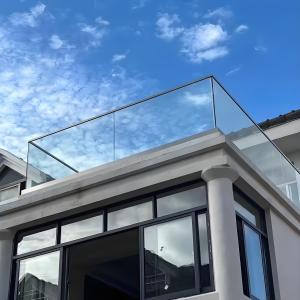 Quality 8mm Tempered Glass Aluminum Fence Panels IP65 For Poolside wholesale
