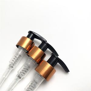 Quality Luxury Brushed Aluminum Lotion Pump For Cosmetic Toner Cream 24mm 28mm wholesale