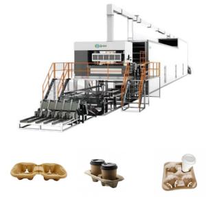 Quality Moulded Pulp Coffee Cup Tray Making Machine Fully Automatic CE wholesale