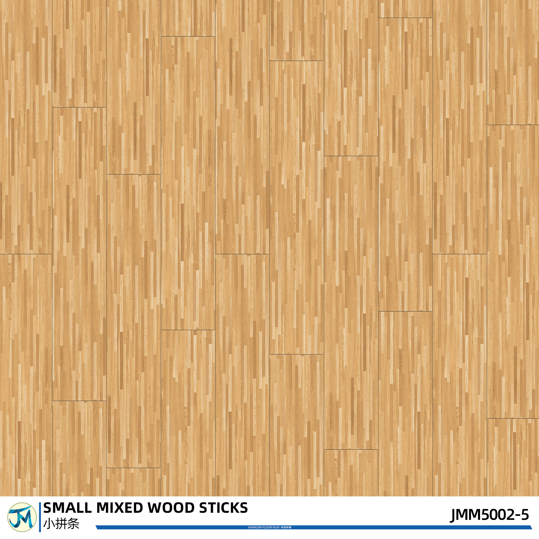 PVC Self Adhesive Small Mixed Wood Effect Sticky Floor Tiles Plank 6inches X 36 Inches