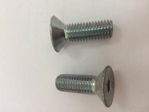 Quality Grade 10.9 Carbon Steel Zinc Plated M16 Socket Drive Flat Head Machine Screws Coutersunk Head Screws wholesale